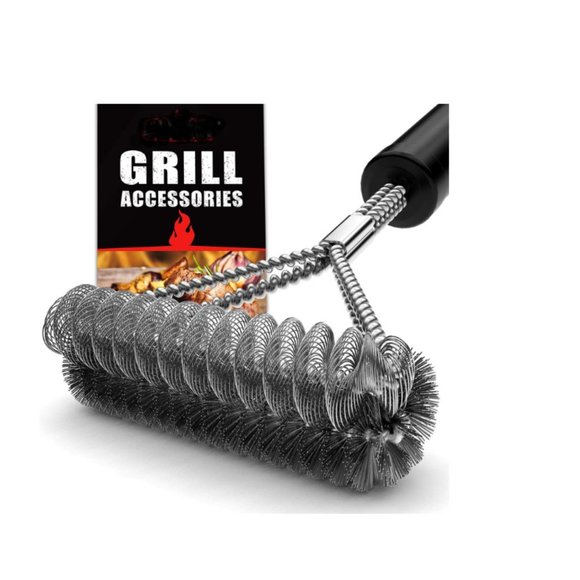 Kitchen Grill Brush Bristle Free Wire Combined Bbq Brush Grill